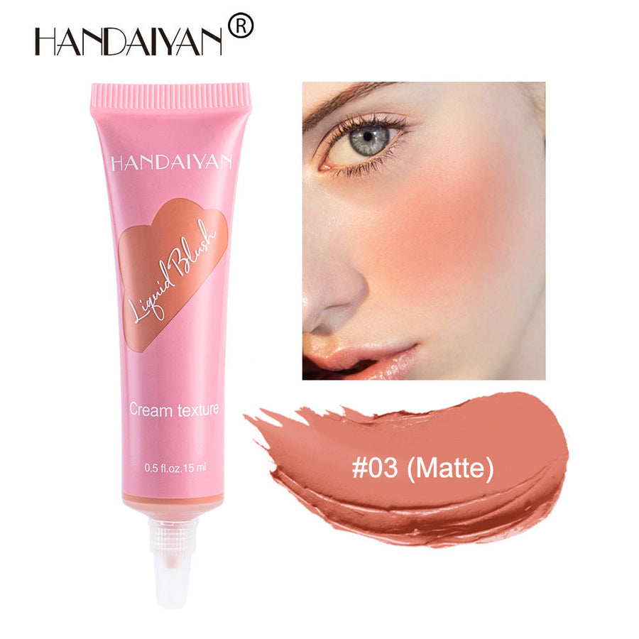 Liquid Blush Makeup for Naturally Flushed, Matte Cheeks