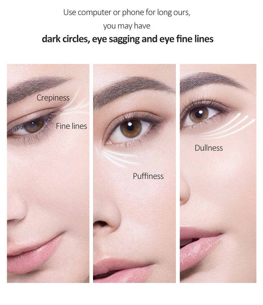 Peptide Eye Serum Cream with Triple Rollerball Massage