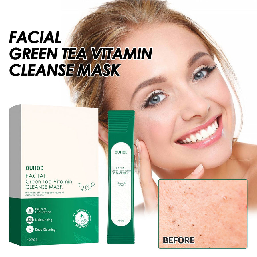 Green Tea Clay Mask Stick for Acne, Oily Skin & Pores