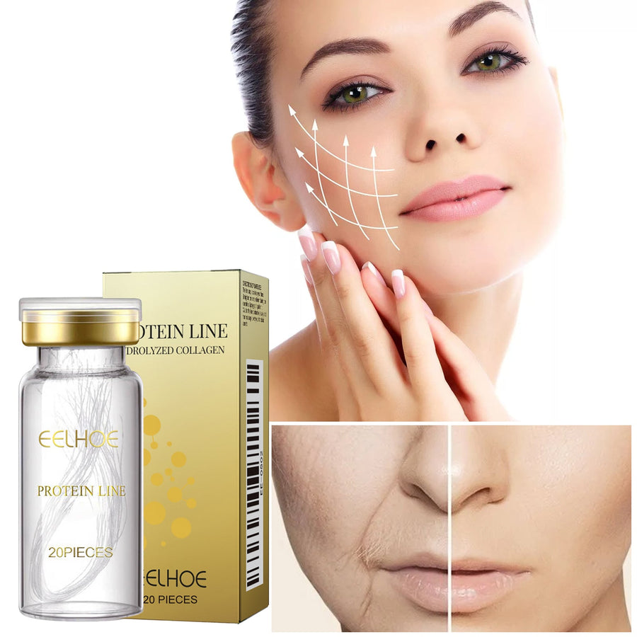 Hydrolyzed Collagen Ampoules for Facial Elasticity