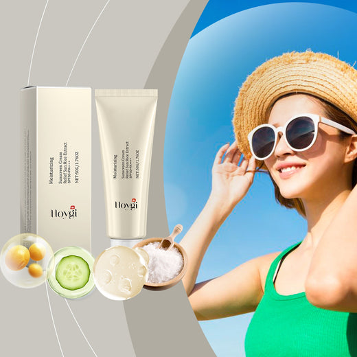 SPF50+ Moisturizing Sunscreen Cream with Rice Extract