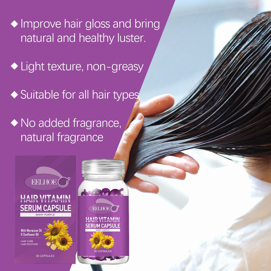 Hair Serum Capsules for Smooth, Healthy-Looking Shine