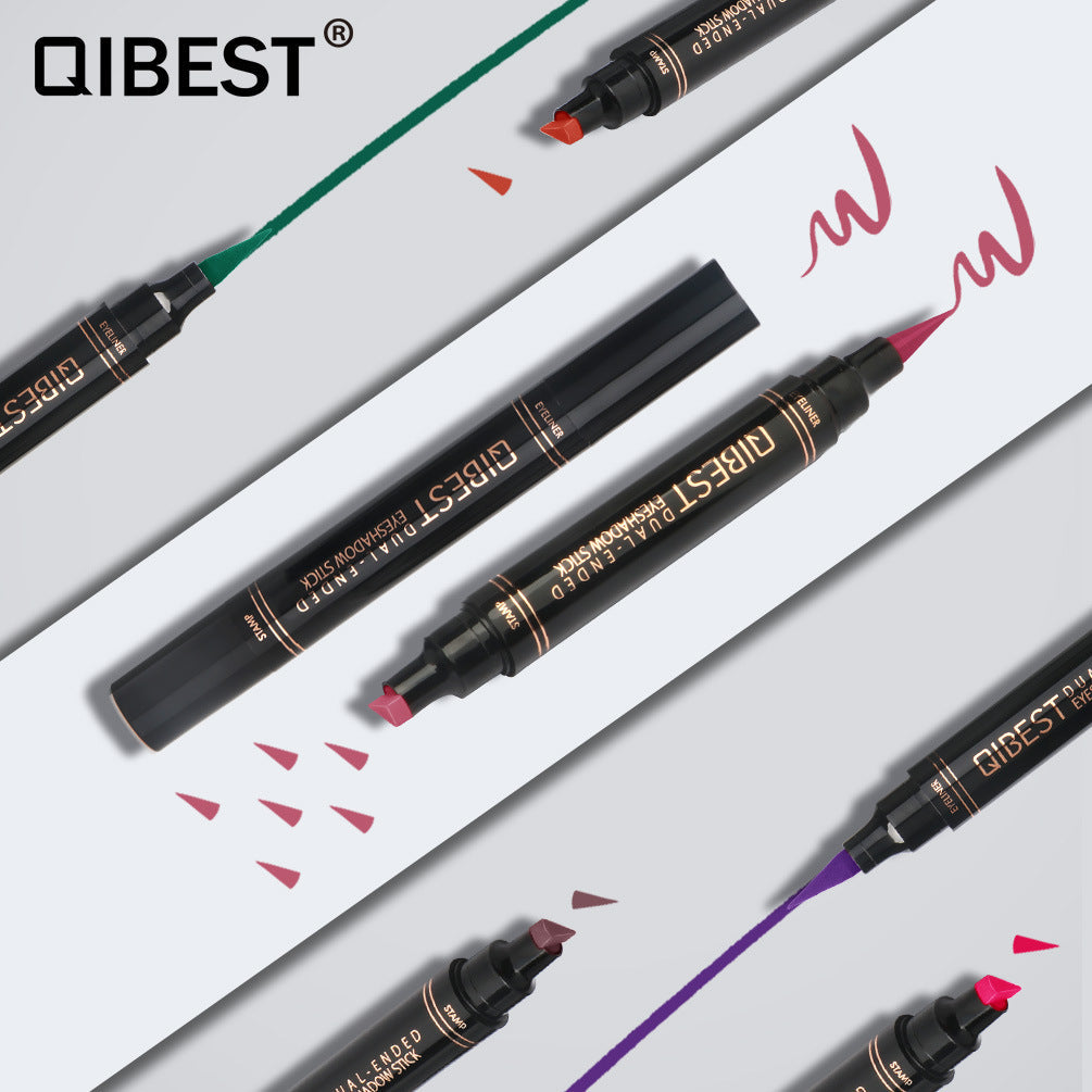 Dual-Ended Color Eyeliner Pen for Easy Winged Looks