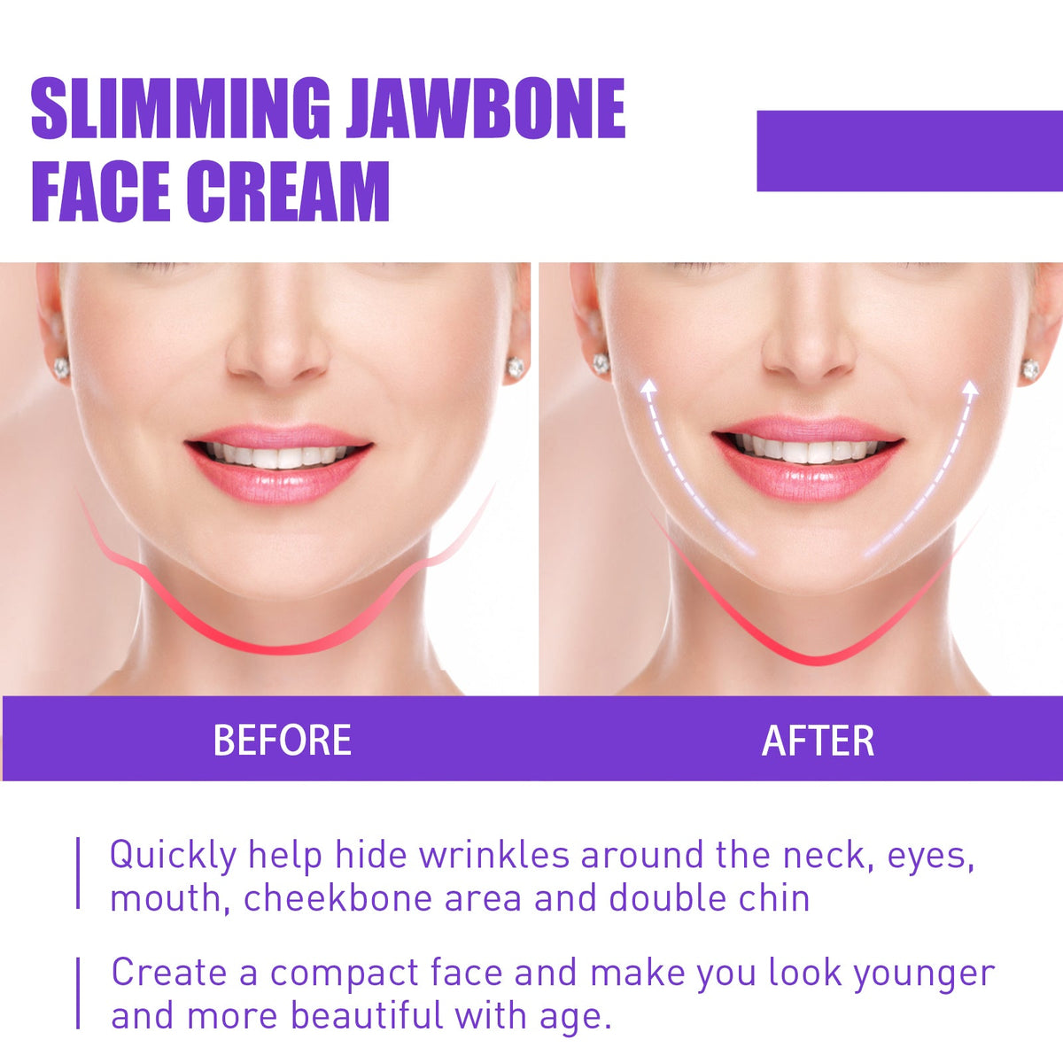 V Face Firming Cream for a Defined V-Shaped Contour
