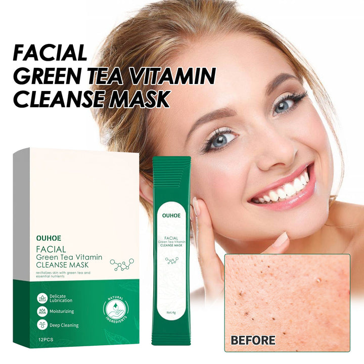 Green Tea Clay Mask Sticks for Acne & Clogged Pores