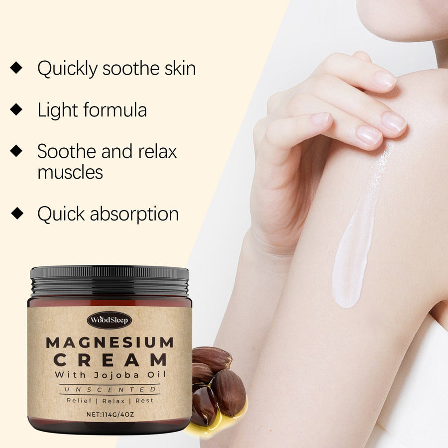 Magnesium Body Cream With Jojoba Oil for Relaxation