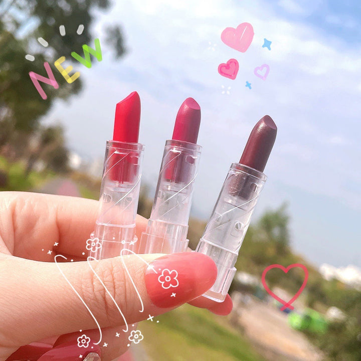 Matte Lipstick for Portable Everyday Color, Peach Pink