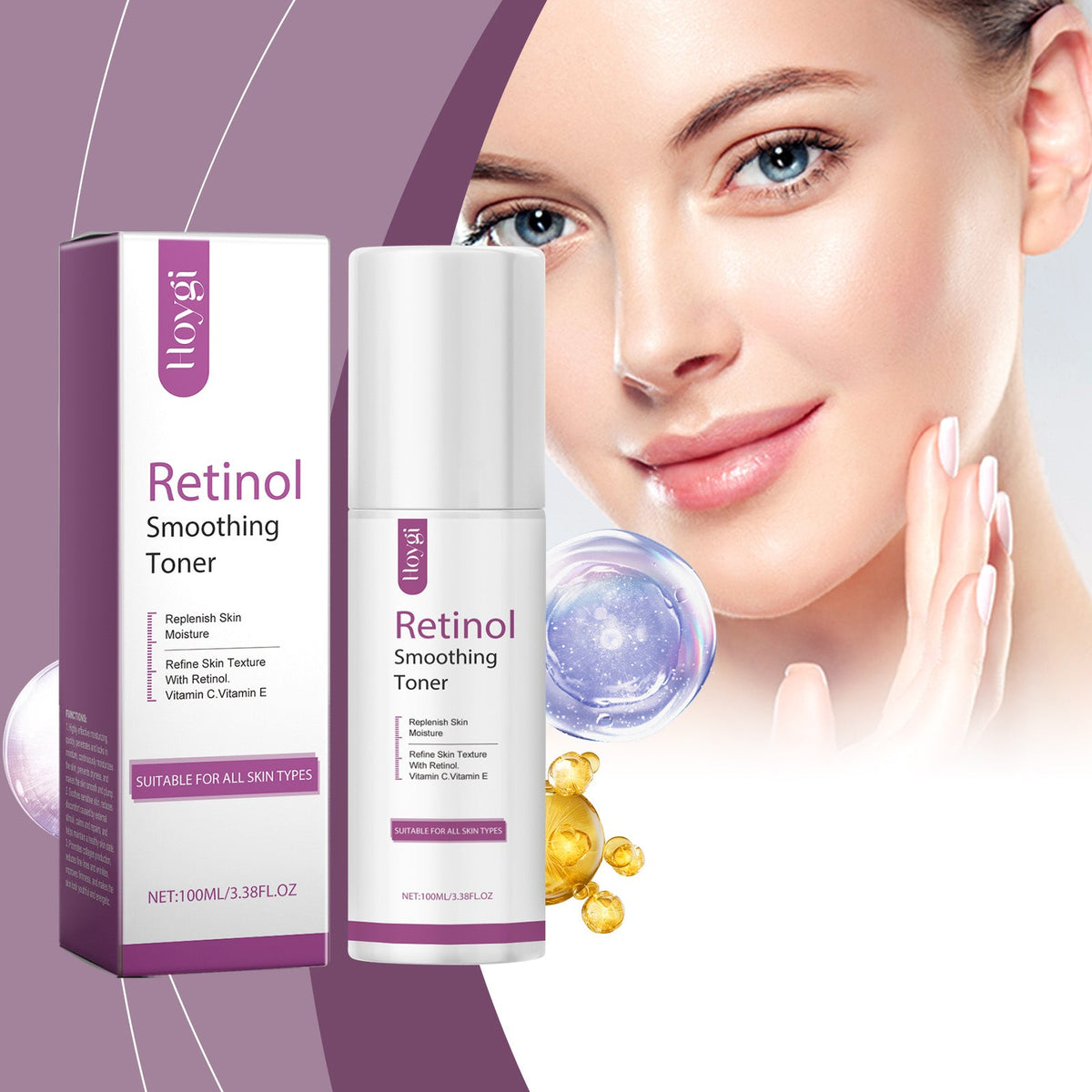 Retinol Hydrating Toner for Fine Lines & Dryness