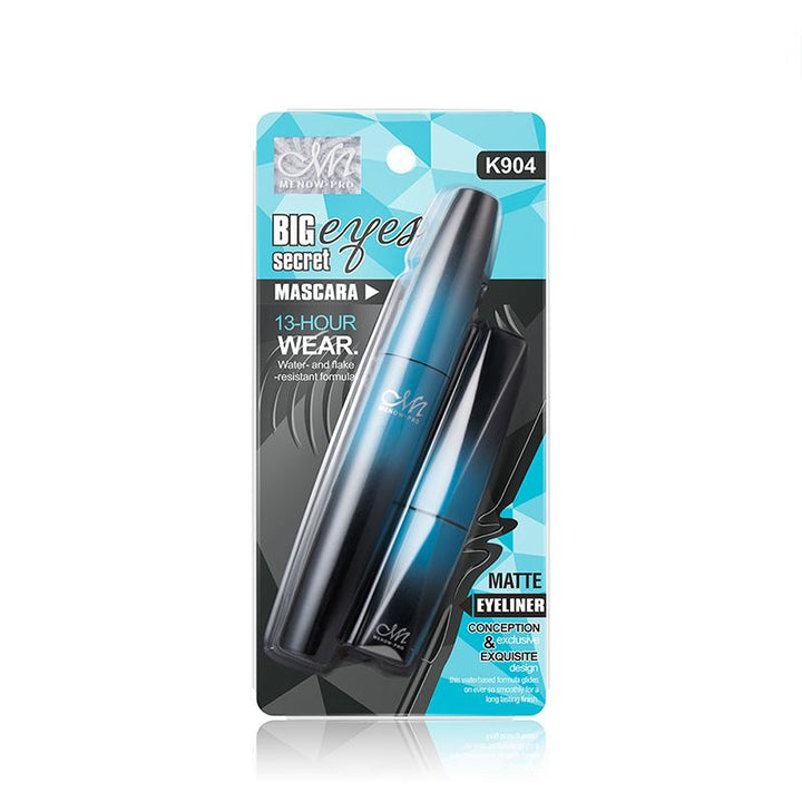 Waterproof Curling Mascara and Matte Eyeliner Set for Eyes