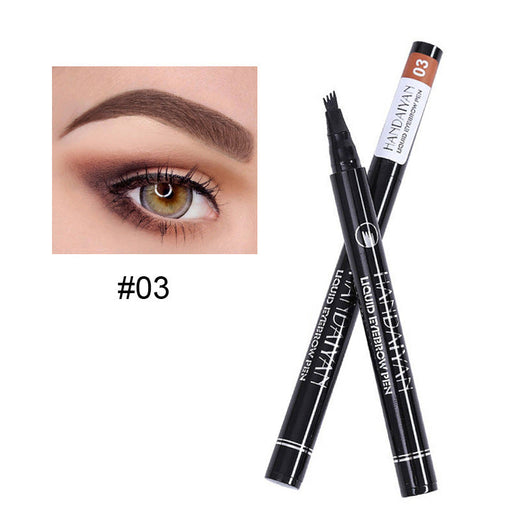 Four-Prong Eyebrow Pencil for Natural-Looking Brows