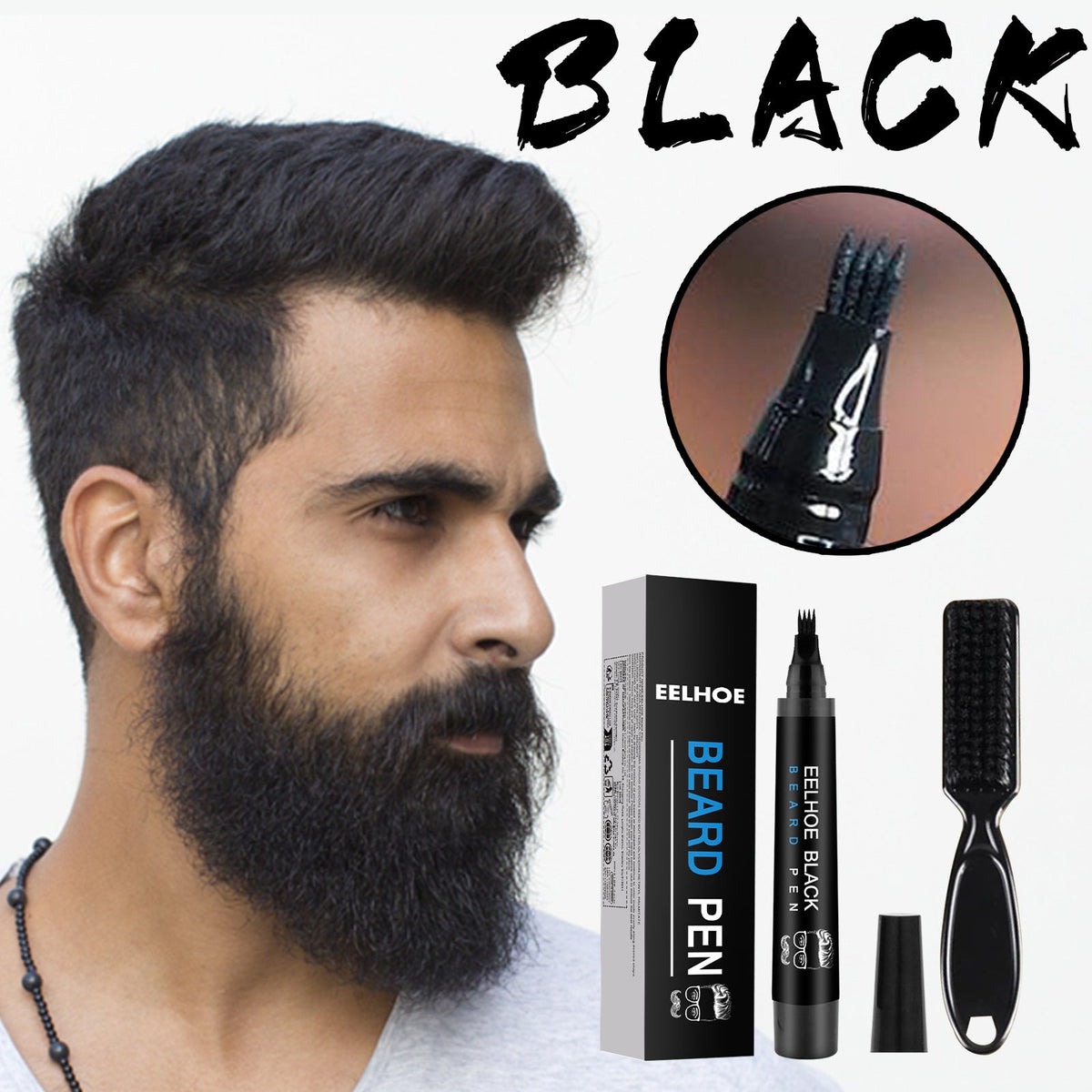 Beard Filler Pen: Instant Waterproof Beard Filler