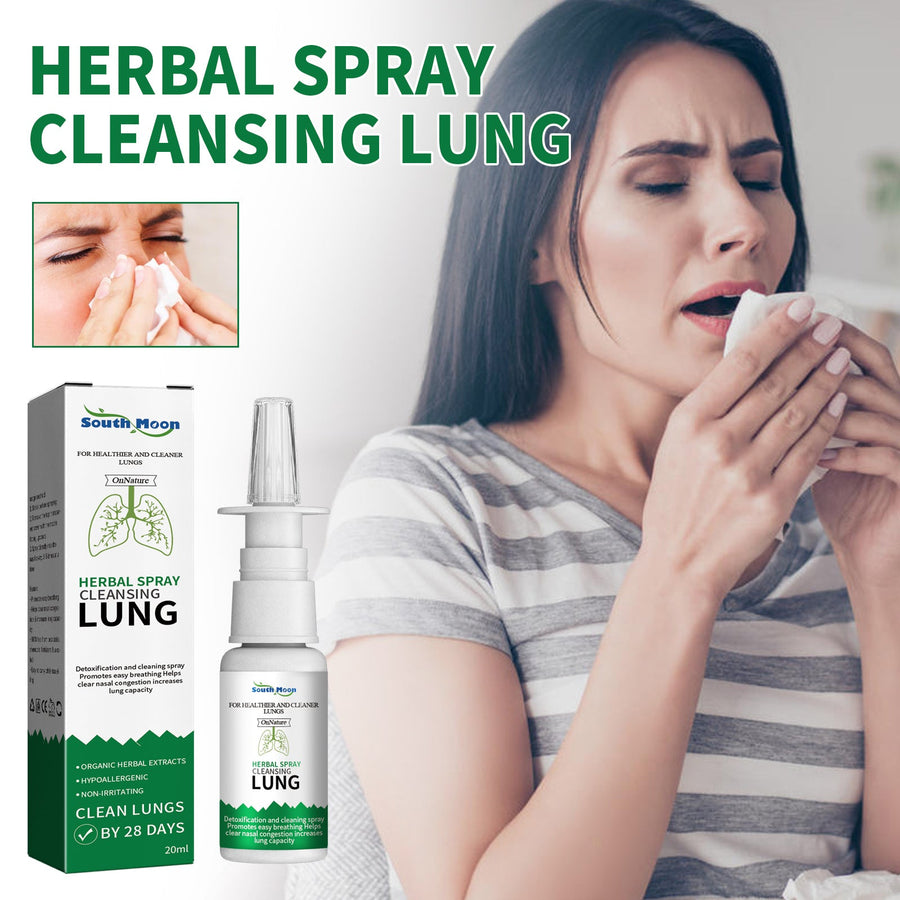 Herbal Lung Cleanse Spray — Clear Breathing in 28 Days