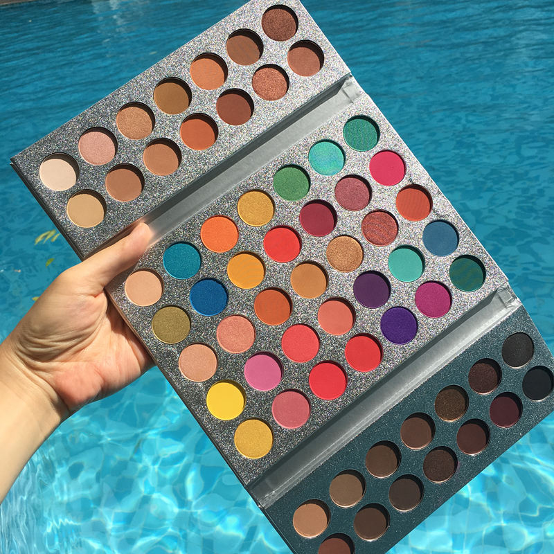 63-Color Eyeshadow Palette for Everyday to Bold Looks