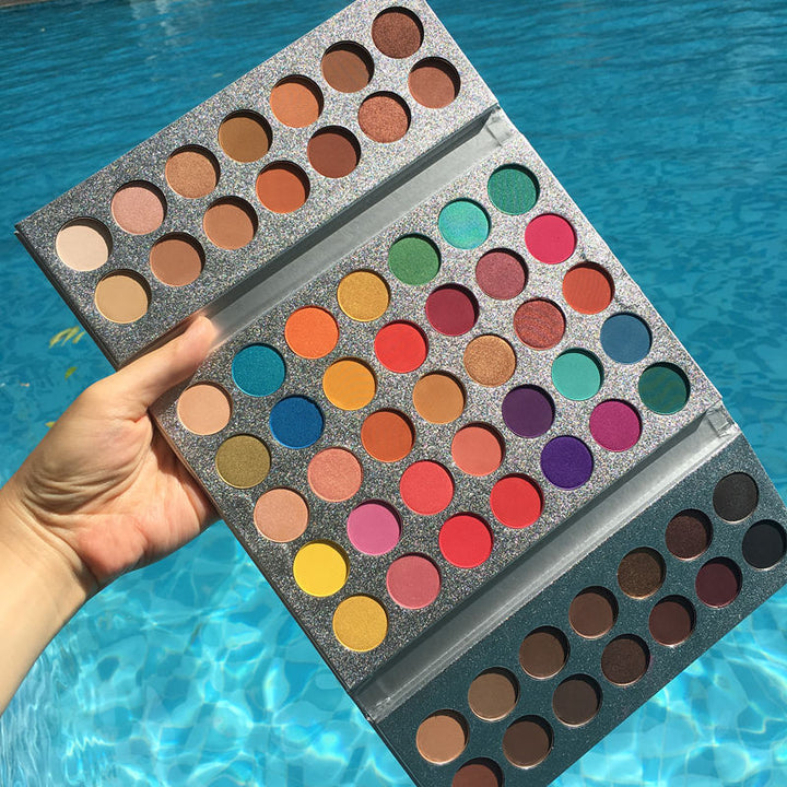 63-Color Eyeshadow Palette for Everyday to Bold Looks