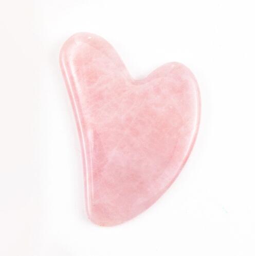 Rose Quartz Facial Roller & Gua Sha Kit — Lift & De-Puff