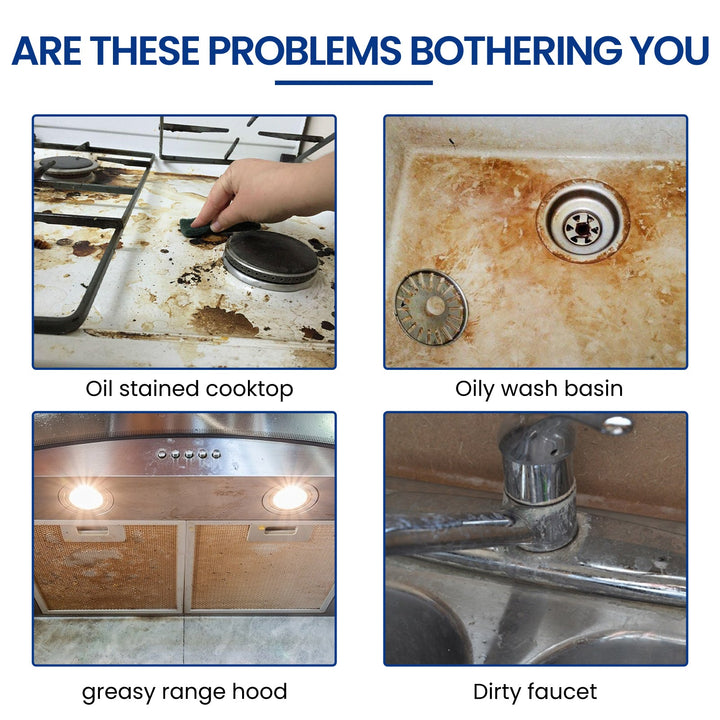 Kitchen Cleaning Foam — Cuts Heavy Grease Fast