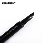 Close-up of the Music Flower Push-Up Eyeliner pen with angled precision tip extended against white background