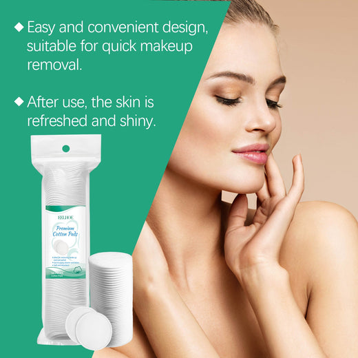 Gentle Makeup Remover Cotton Pads for Fresh, Comfortable Skin