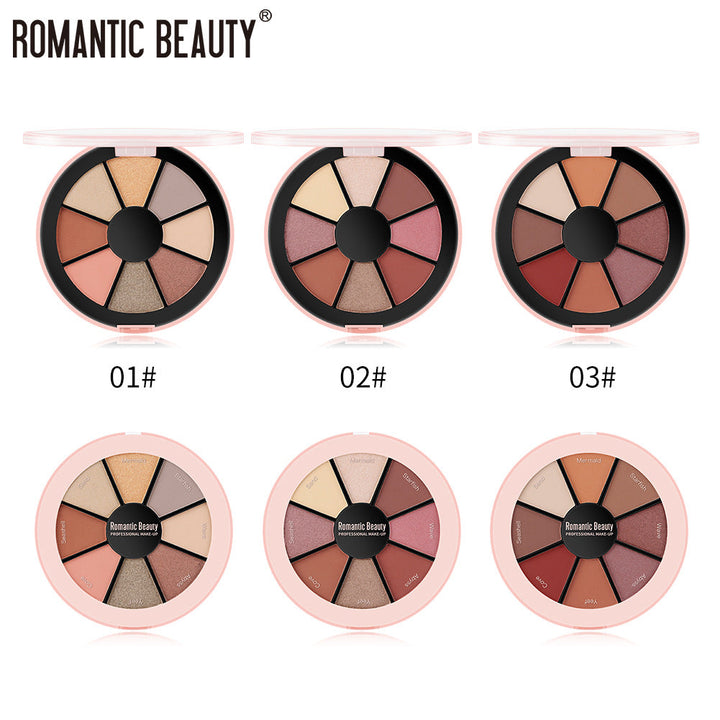 Smokey Eyeshadow Palette — 8 Warm Matte & Shimmer Shades
