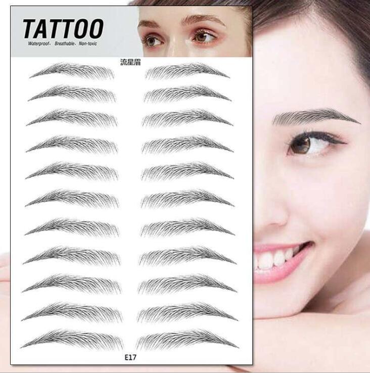 Waterproof Eyebrow Stickers for Fuller-Looking Brows