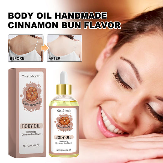 Cinnamon Bun Body Oil for Dry, Dull Skin