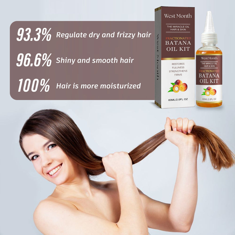 Batana Hair Oil for Dry, Frizzy, Smooth, Shiny Hair