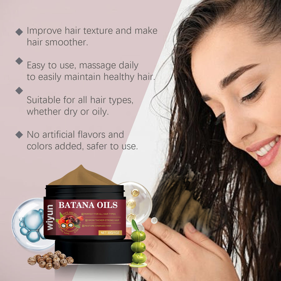 Batana Hair Oil Mask for Dry, Damaged Hair Repair