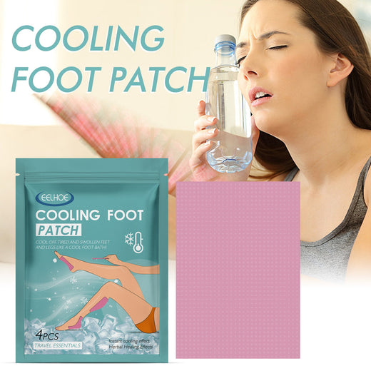 Cooling Foot Patch 4-Pack - Instant Cold Compress Relief