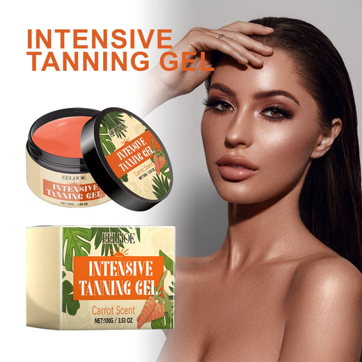 Carrot Self-Tanning Gel for Natural Non-Greasy Summer Tan
