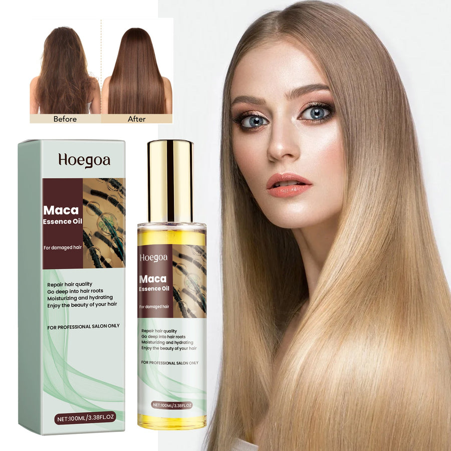 Maca Essence Hair Oil for Dry, Smooth, Shiny-Looking Hair