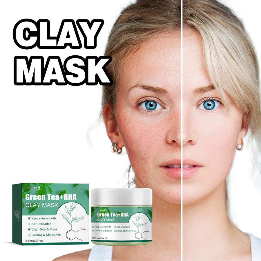 Green Tea BHA Clay Mask for Clogged Pores & Blackheads
