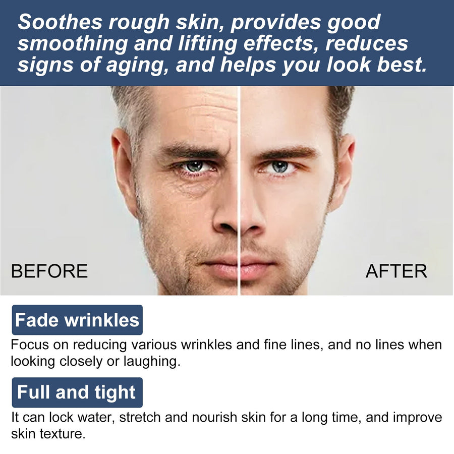 Men's Face Cream for Wrinkles, Dark Circles & Dry Skin