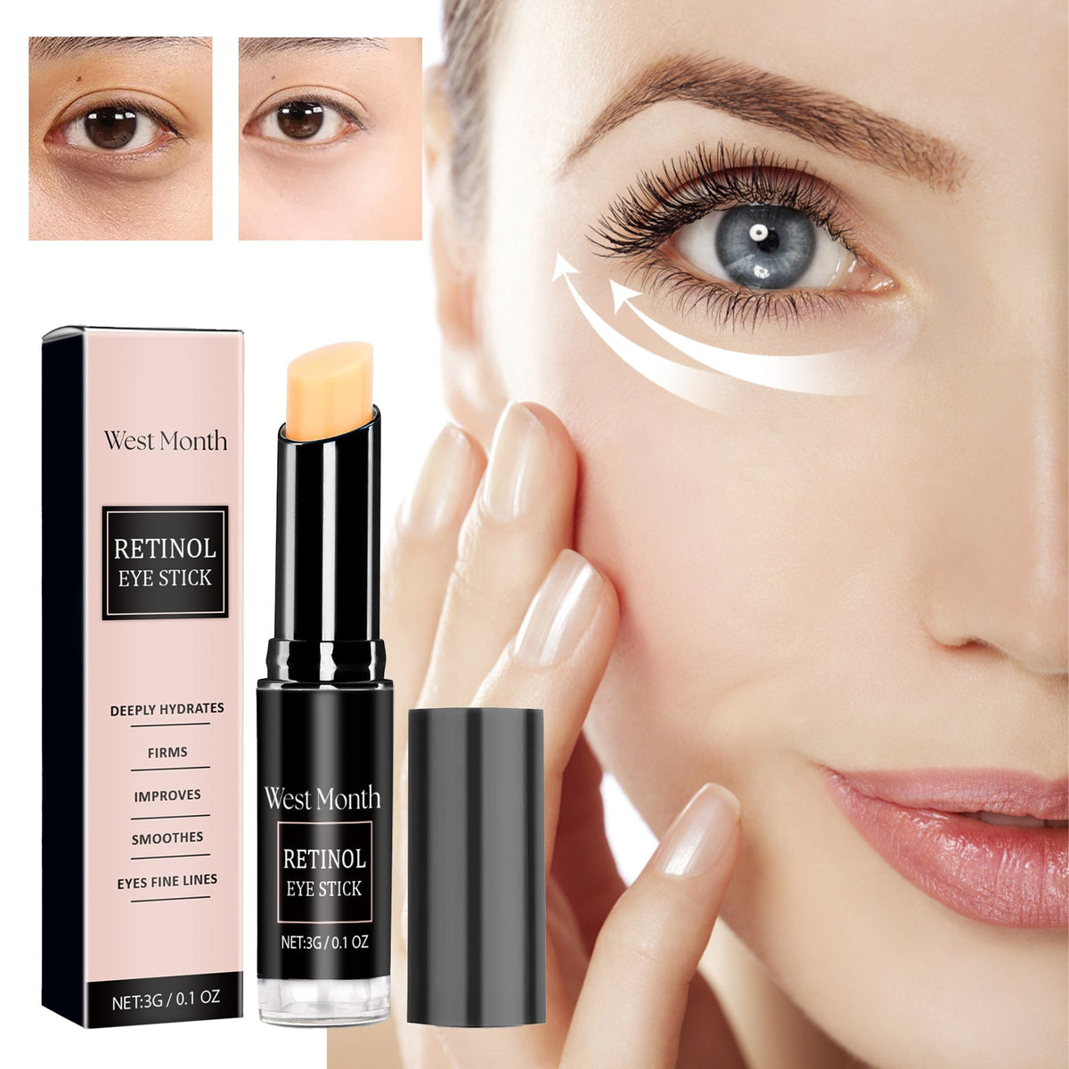 Retinol Eye Stick for Dark Circles & Fine Lines