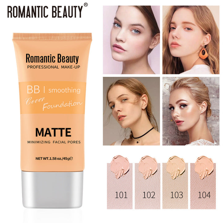 Matte BB Foundation for Pore-Blurring, Even Coverage