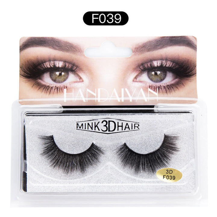 3D False Eyelashes for Dramatic, Curled Eye Volume