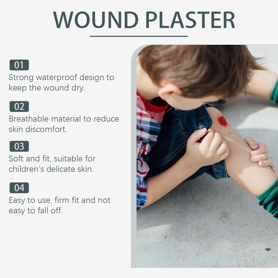 Waterproof Cartoon Bandages for Kids – Stays On Through