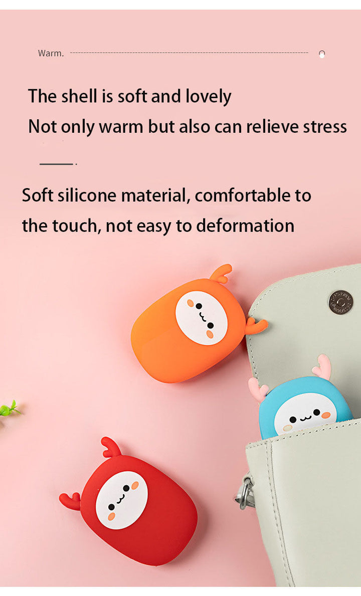 Silicone Hand Warmer — Reusable Self-Heating Portable Warmth