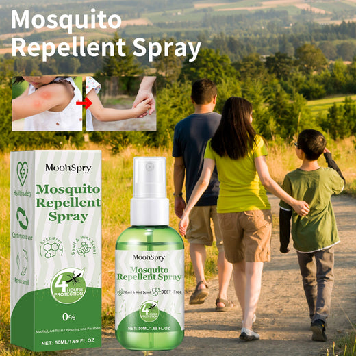 Natural Mosquito Repellent Spray - DEET-Free Family Formula