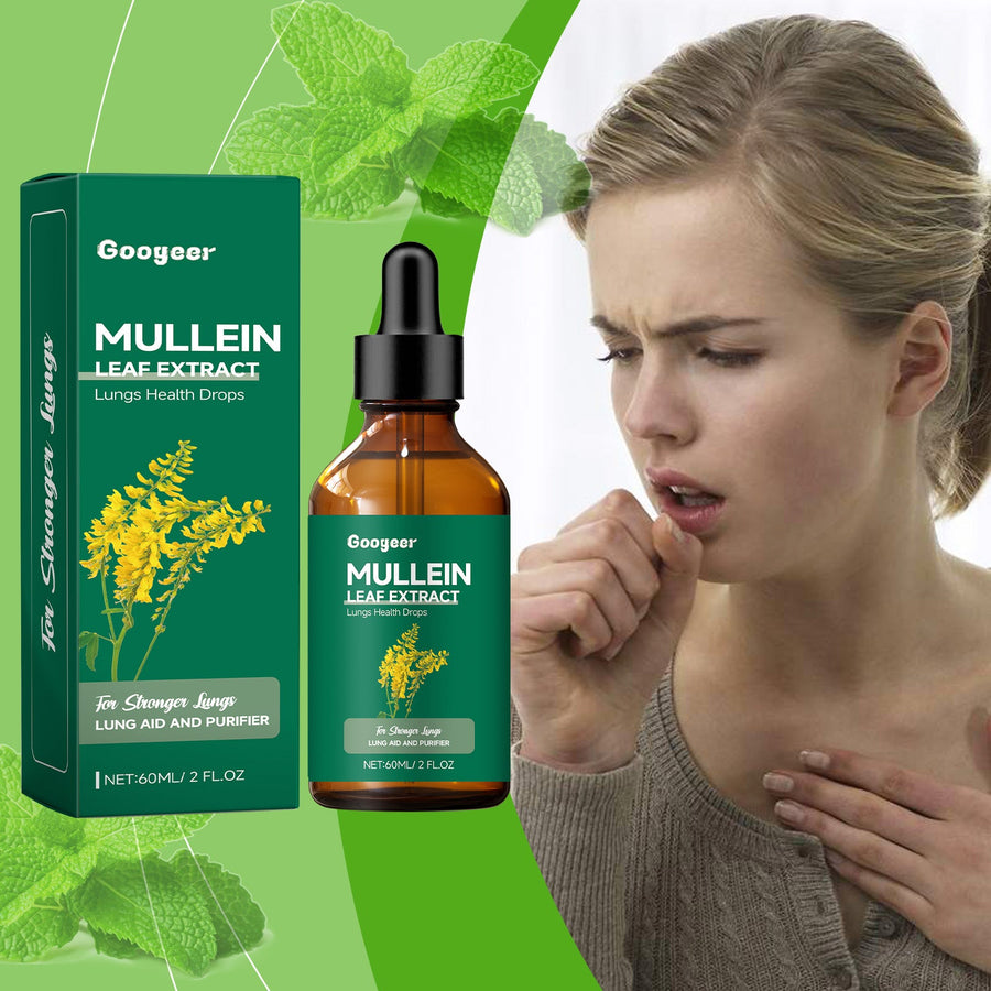 Lung Health Drops with Mullein Leaf Extract — Stronger