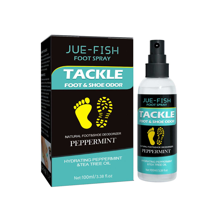 Foot Odor Spray — Natural Peppermint & Tea Tree Freshness