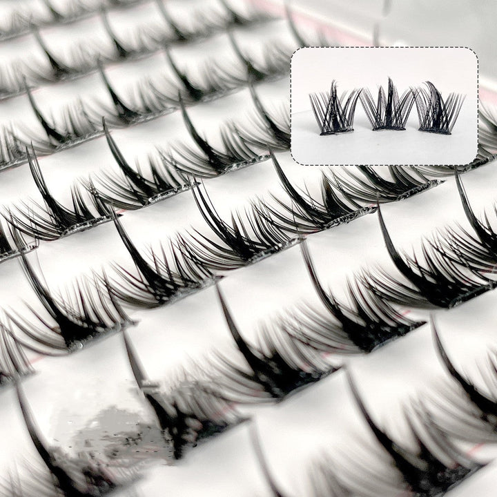 Self-Adhesive Manga False Eyelashes for Easy Volume