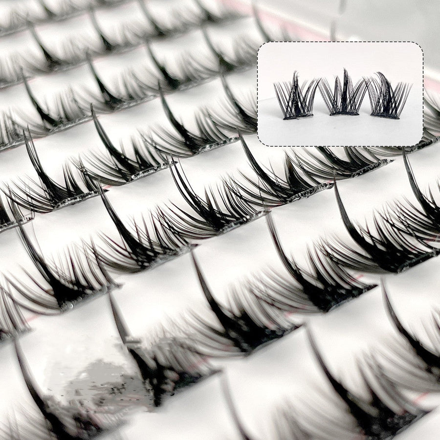 Self-Adhesive Manga False Eyelashes for Easy Volume