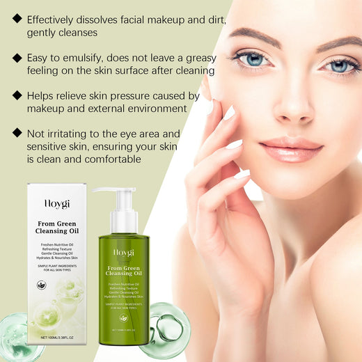 Makeup Remover Oil for Gentle, Non-Greasy Cleansing