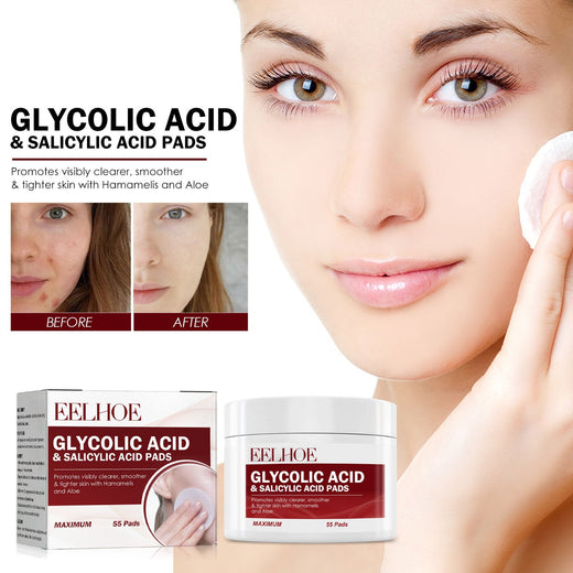 Glycolic Salicylic Pads for Clear, Smooth Skin