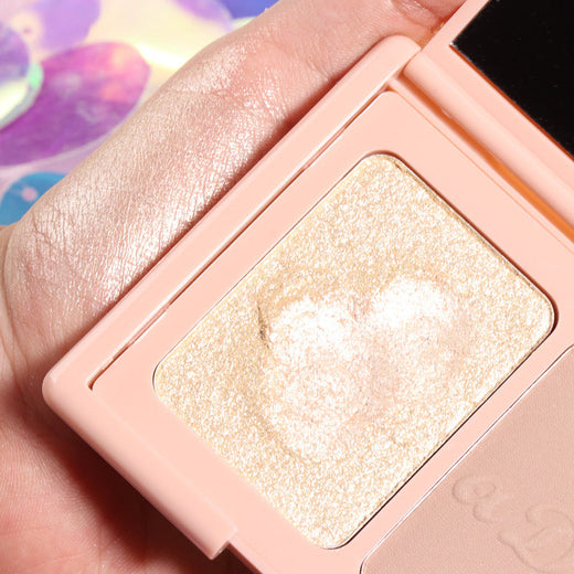 Two-Tone Blush Highlighter Palette for Sculpted Glow