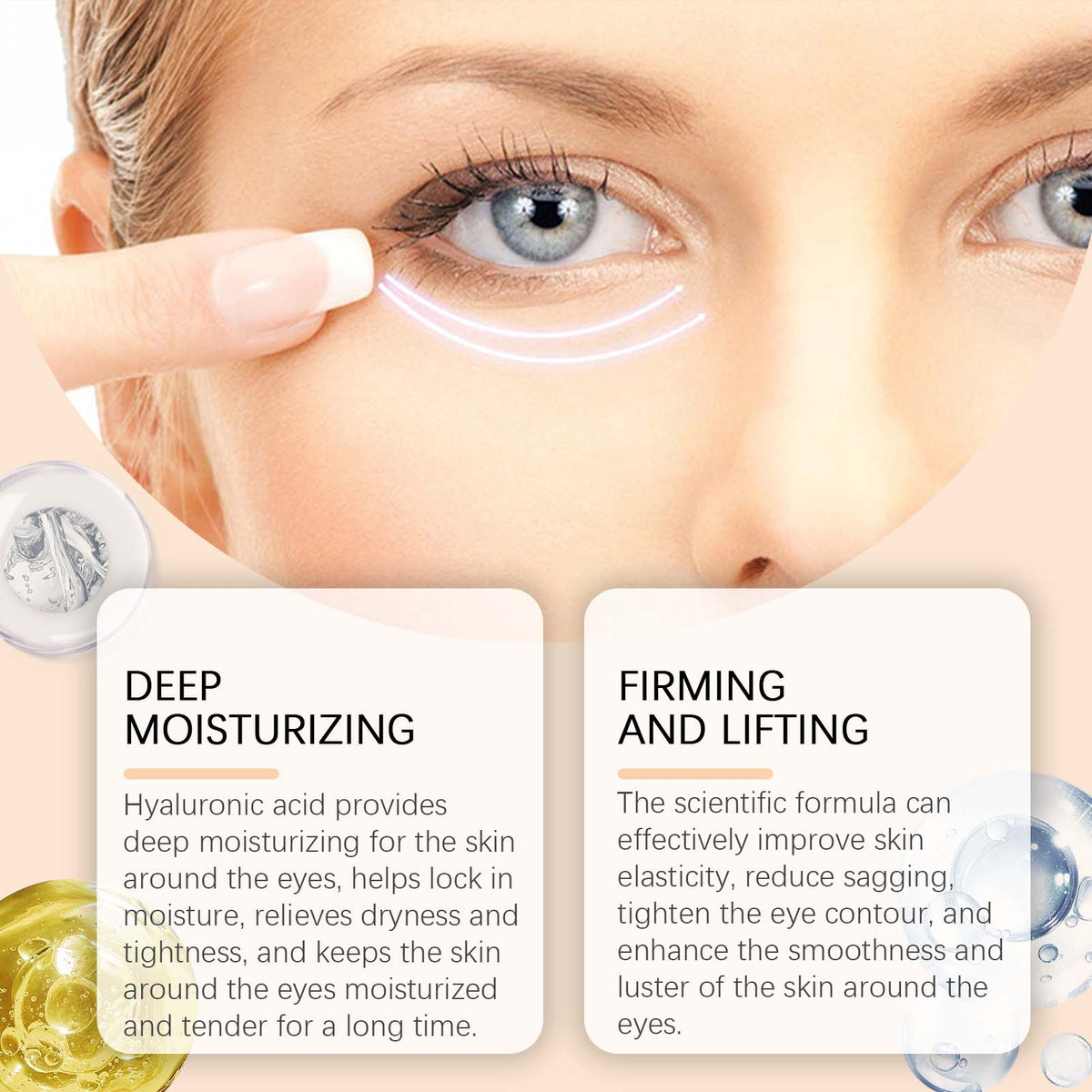 5D Peptide Eye Repair Cream for Fine Lines & Dryness