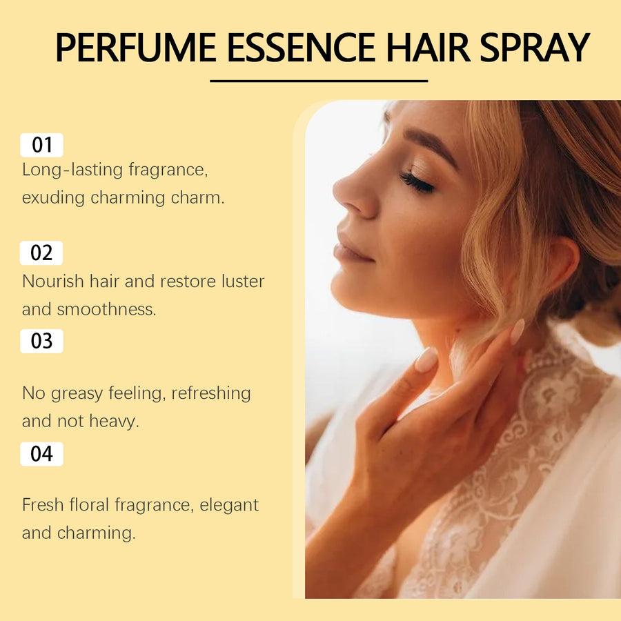 Hair Perfume Spray for Fresh, Smooth, Glossy-Looking Hair