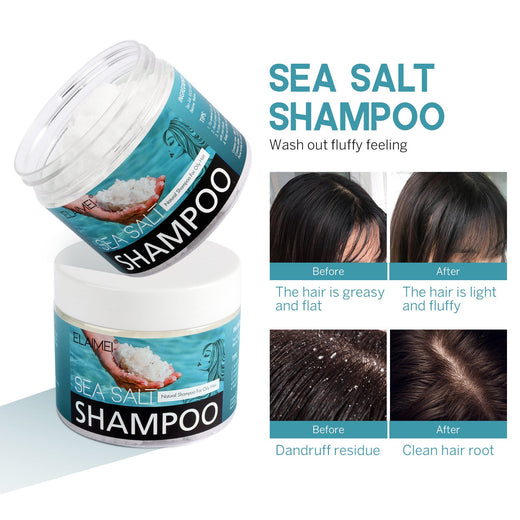 Sea Salt Shampoo for Oily, Buildup-Prone Scalp Care
