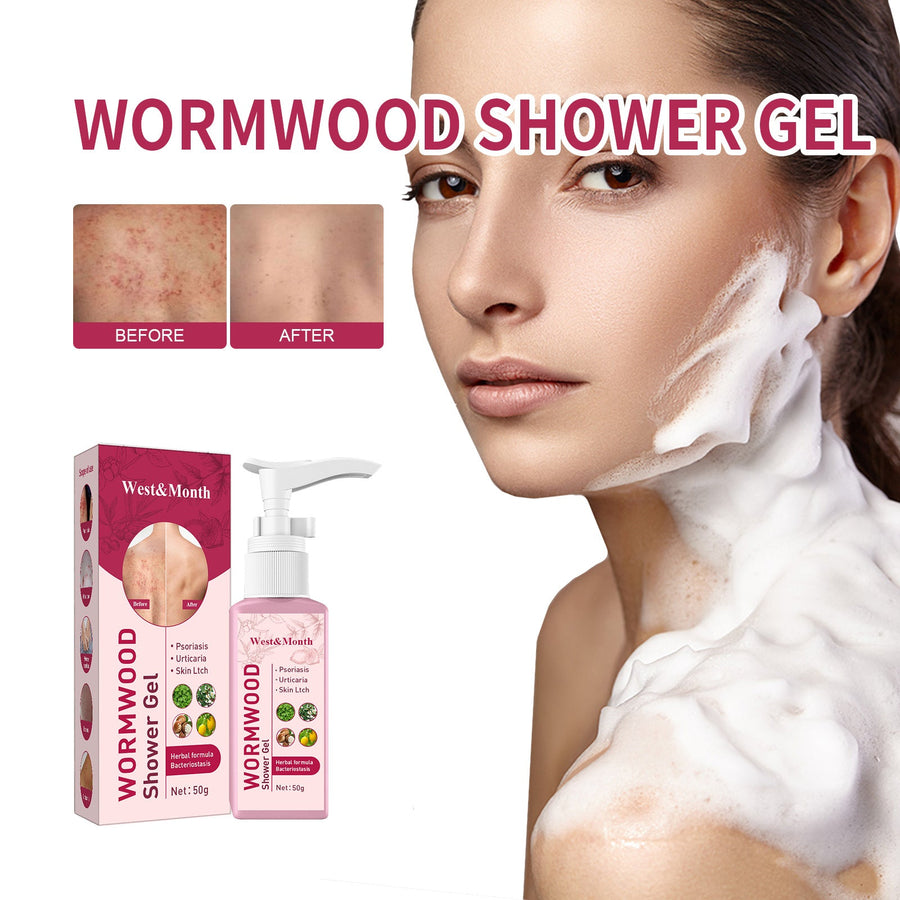 Wormwood Body Wash for Itchy, Irritated Skin Relief