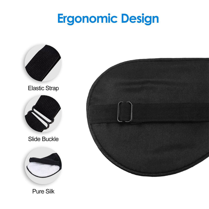 Mulberry Silk Sleep Mask — Total Blackout & Pure Comfort